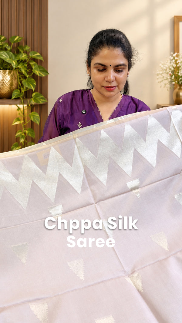 Saree Name - Chappa Silk Saree

Blouse - Self Colour Blouse

Length...