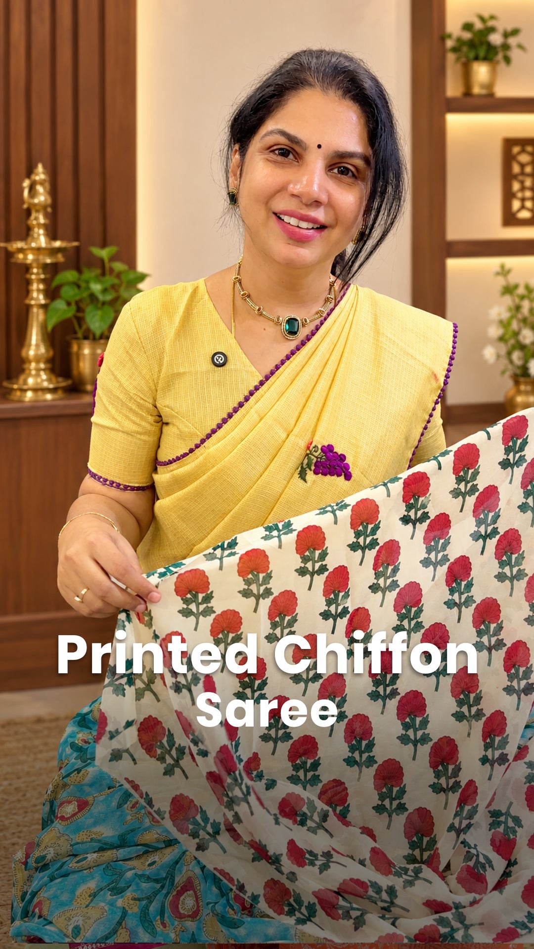 Saree Code - TTDS3579

Saree Name - Printed Chiffon Saree

Price - ...