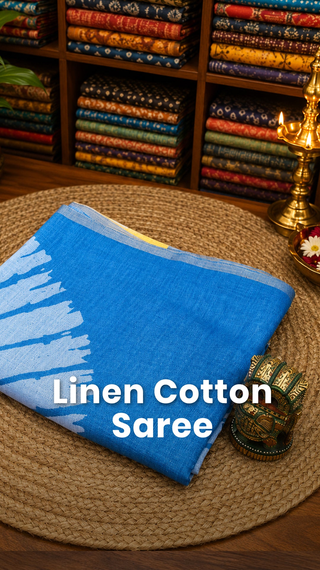 Saree Code - TTDS3501

Saree Name - Linen Cotton Saree

Blouse -Pri...