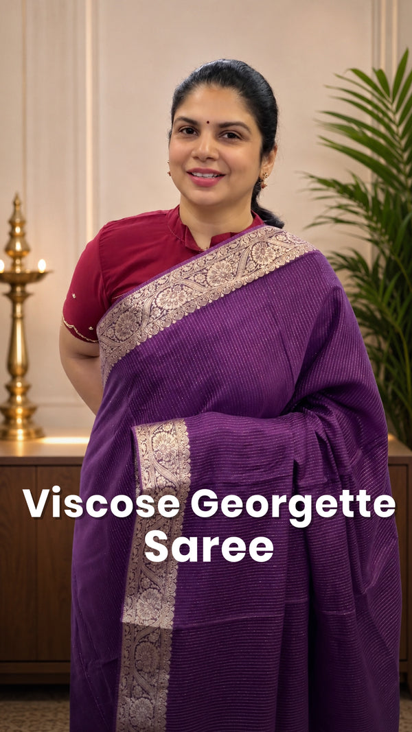 Saree Code - TTDS3507

Saree Name - Viscose Georgette Saree

Blouse...