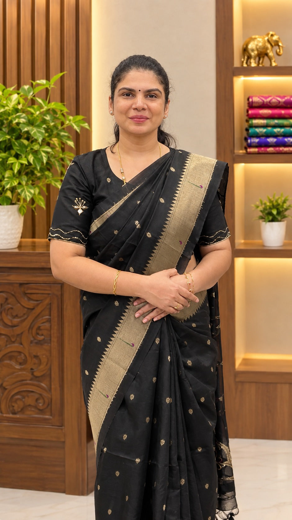 Saree Name - Linen Silk Saree

Price - Rs.1200/-

Length - 5mtrs to...
