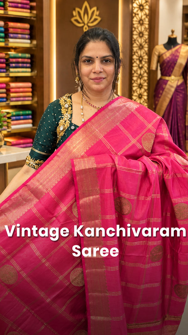 Saree Code - TTDS2933

Saree Name - Vintage Kanchipuram Saree

Blou...
