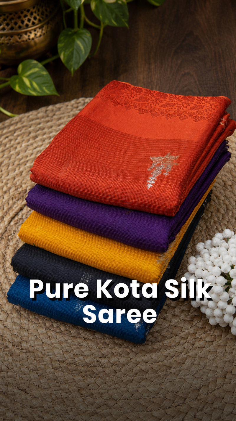 Saree Name - Premium Kota Saree

Blouse - Self Colour Blouse

Price...