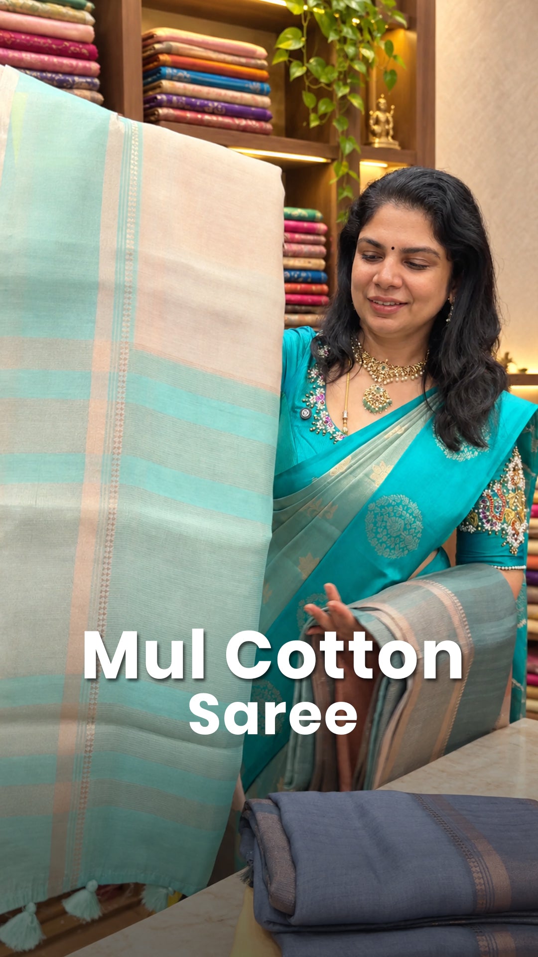 Saree Name - Mul Cotton Saree

Price - Rs.1600/-

Length - 5mtrs to...