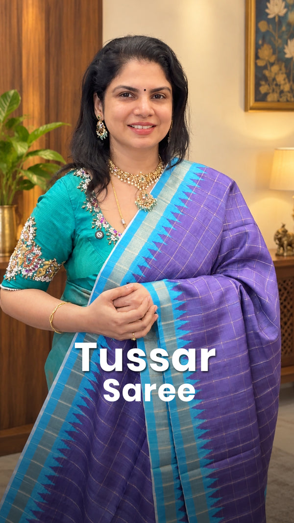 Saree Code - TTDS3499

Saree Name - Tussar Saree

Blouse - Contrast...