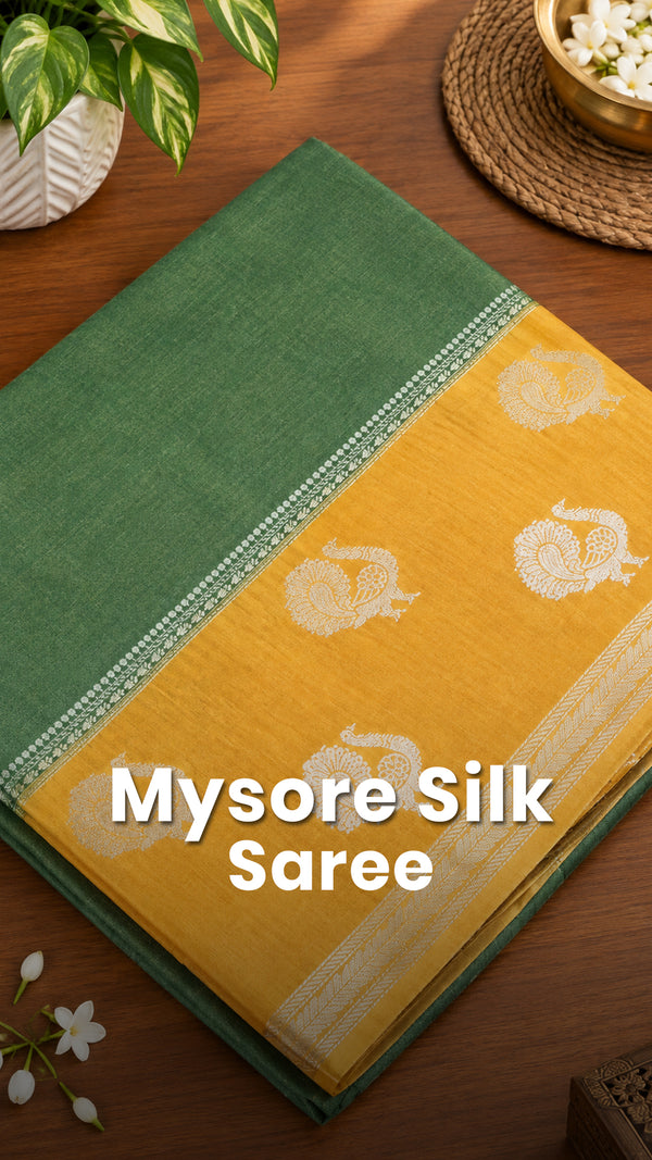 Saree Code - TTDS3561

Saree Name - Semi Mysore Silk Saree

Blouse ...