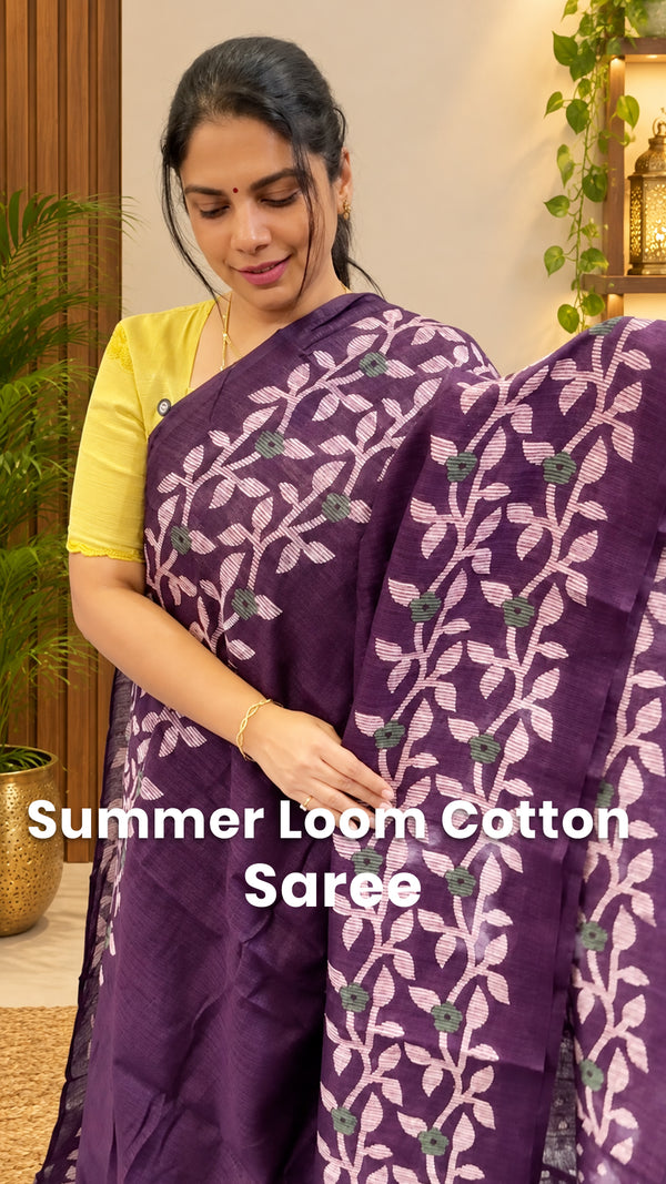 Saree Code - TTDS2266

Saree Name - Summer Loom Cotton Saree

Price...