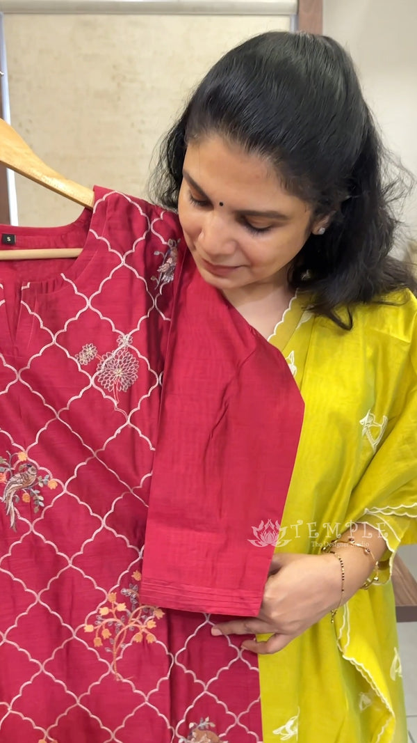 Saree Name - Maslin Silk Salwar Sets

Available Sizes - S to XL

Pr...