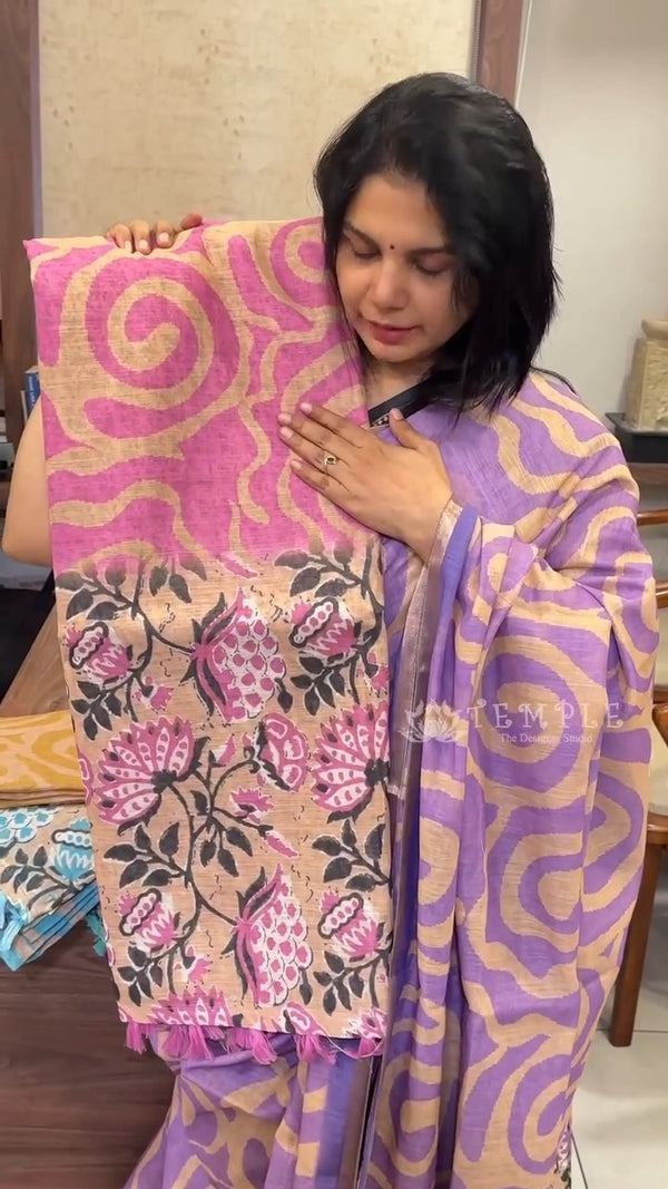 Saree Code - TTDS3545 | TTDS3544 | TTDS3543

Saree Name - Linen Cot...