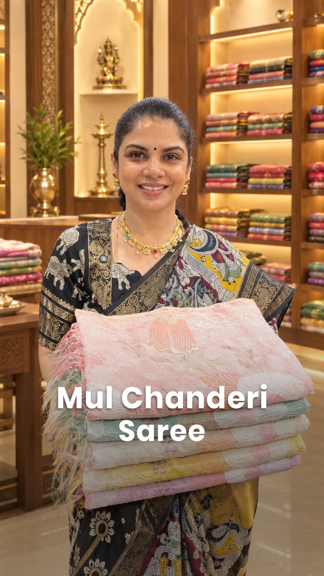 Saree Name - Mul Chanderi Saree

Blouse - Self Colour Blouse

Price...