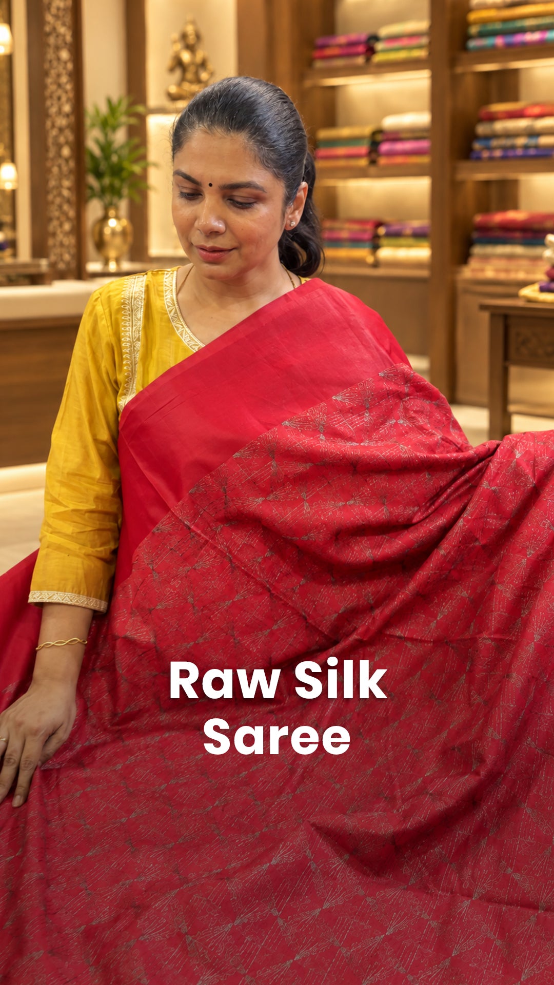 Saree Name - Raw Silk Saree

Blouse - Self Blouse

Price - Rs.1800/...