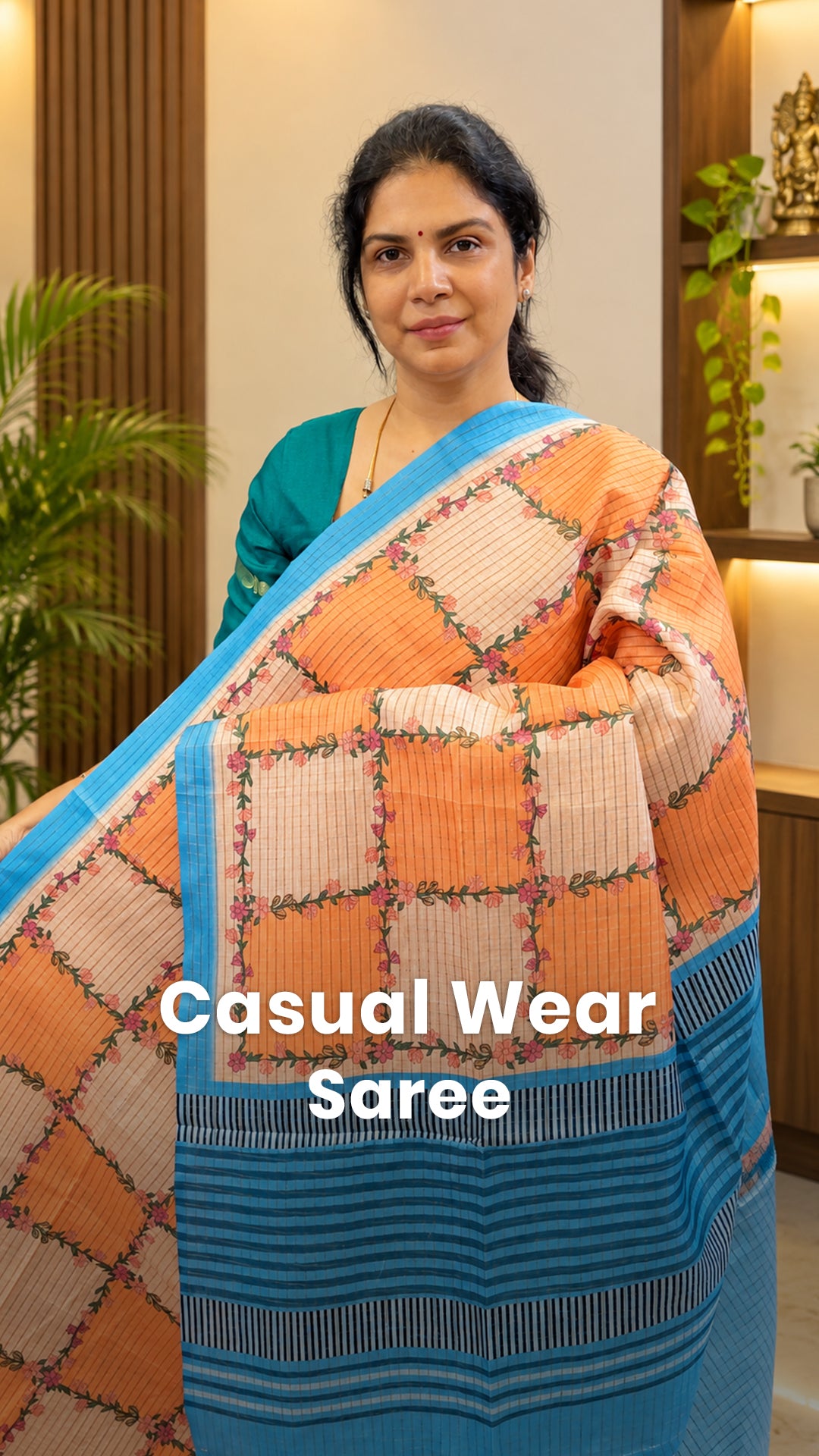 Saree Code - TTDS3610

Saree Name - Casual wear Saree

Blouse - Con...
