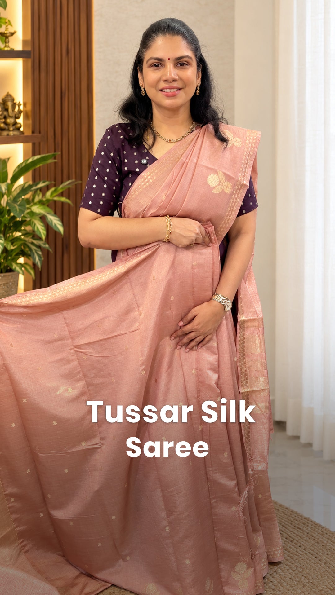 Saree Code - TTDS3629

Saree Name - Tussar Silk Saree

Blouse - Sel...