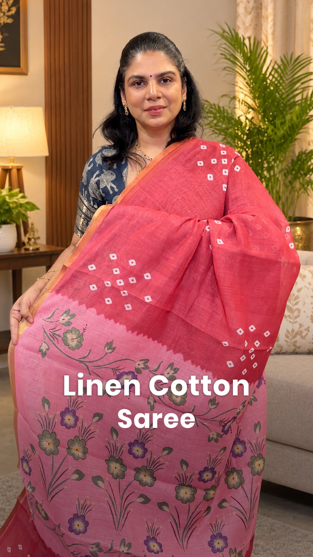 Saree Code - TTDS3120

Saree Name - Linen Cotton Saree

Blouse - Pr...