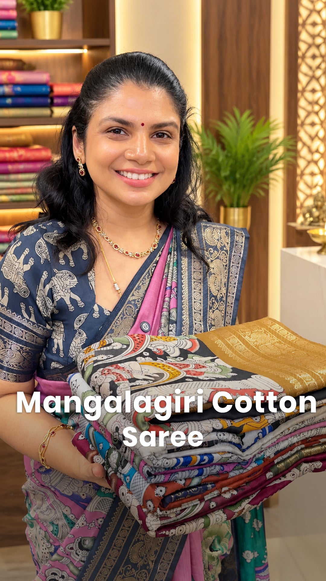 Saree Code - TTDS3599

Saree Name - Mangalagiri Cotton Saree 

Blou...