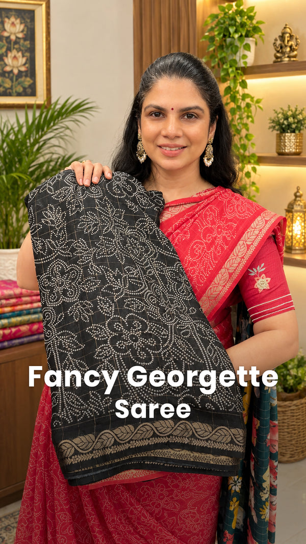 Saree Code - TTDS3532

Saree Name - Fancy Georgette Saree

Blouse -...