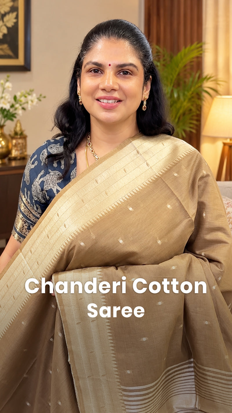 Saree Code - TTDS3495 | TTDS3513 | TTDS3515

Saree Name - Chanderi ...