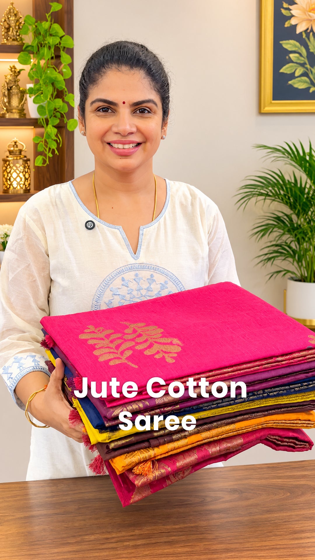 aree Name - Jute Cotton Saree

Blouse - Self Colour Blouse

Price -...