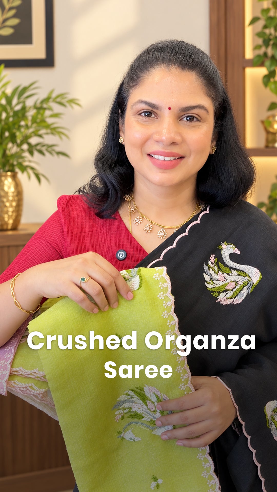 Saree Code - TTDS3660

Saree Name - Crushed Organza Saree

Blouse -...