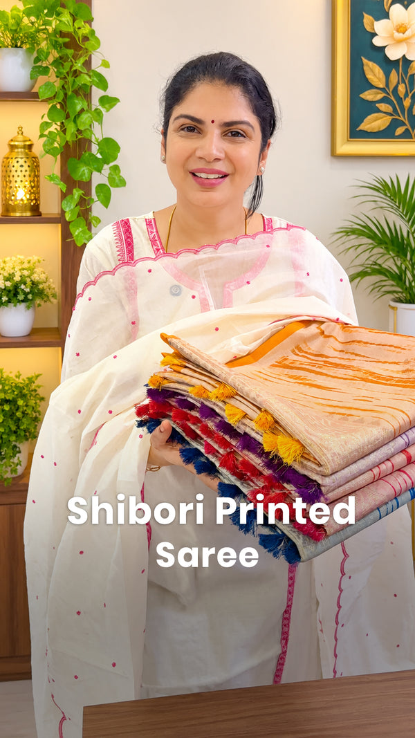 Saree Name - Shibori Printed Saree

Price - Rs.2600/-

Length - 5mt...