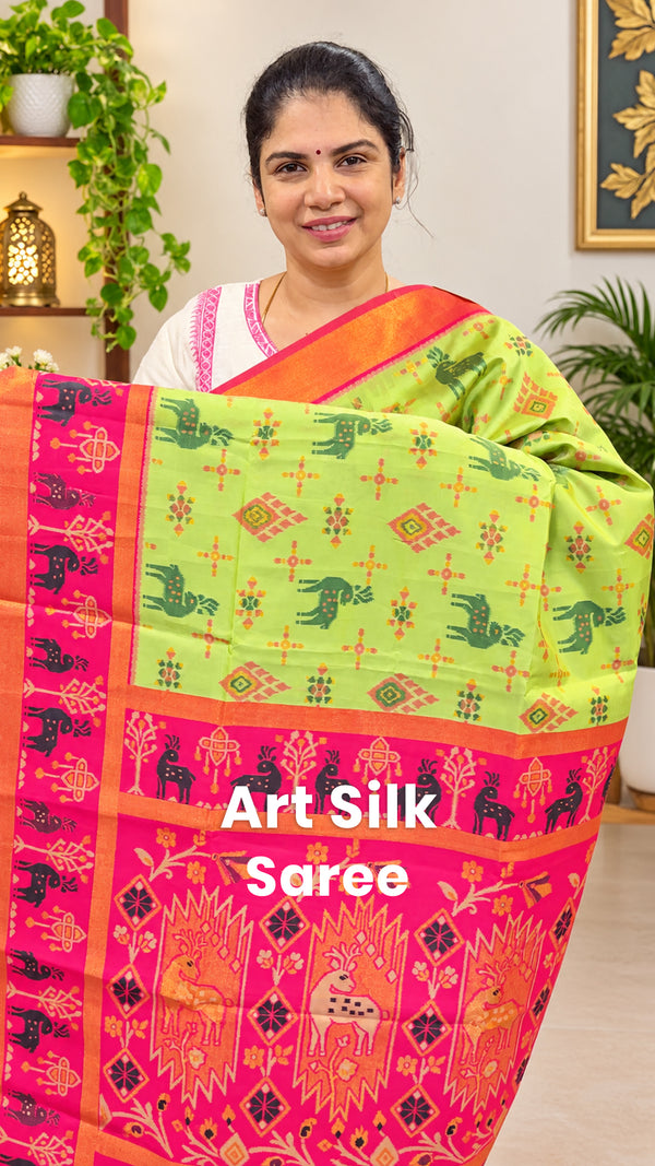 Saree Code - TTDS3663 | TTDS3664

Saree Name - Art Silk Saree

Blou...