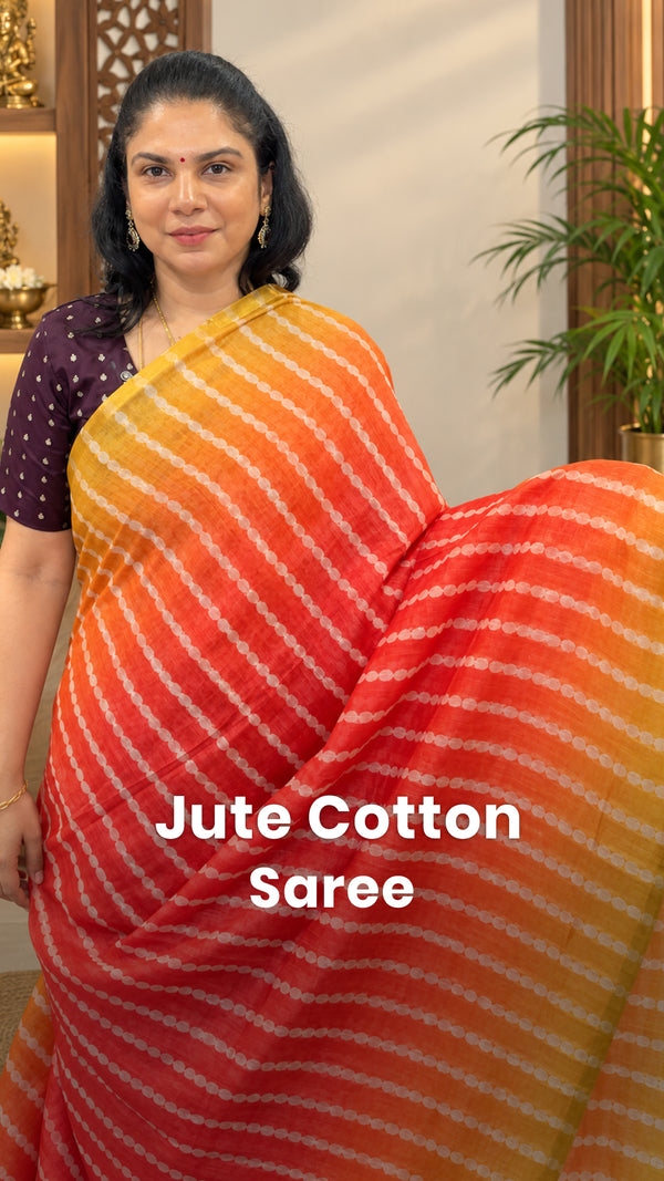 Saree Code - TTDS3656

Saree Name - Jute Cotton Saree

Price - Rs.5...