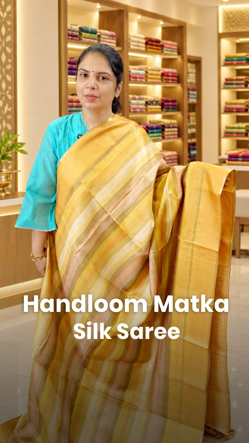 Saree Code - TTDS3617

Saree Name - Handloom Matka Silk Saree 

Pri...