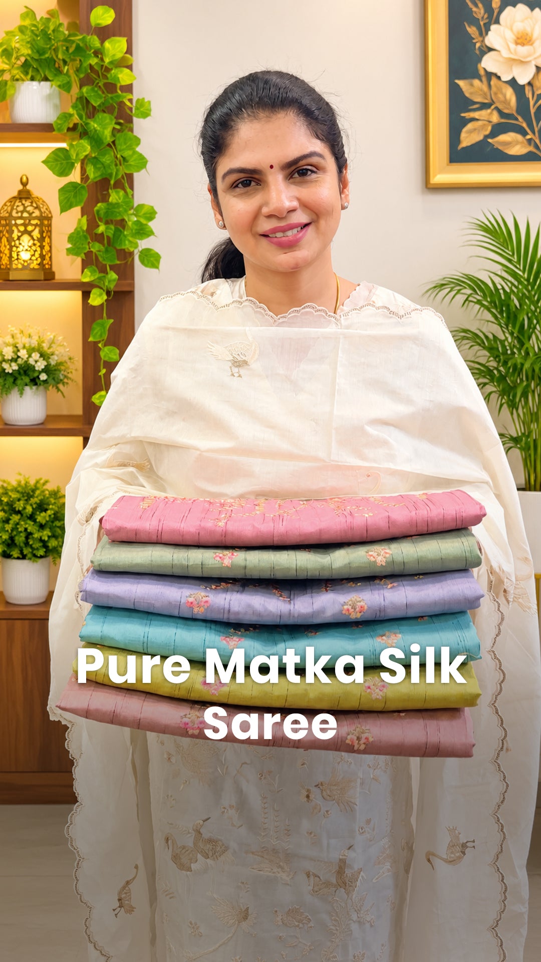 Saree Name - Matka Silk Saree

Blouse - Self Colour Blouse

Price -...
