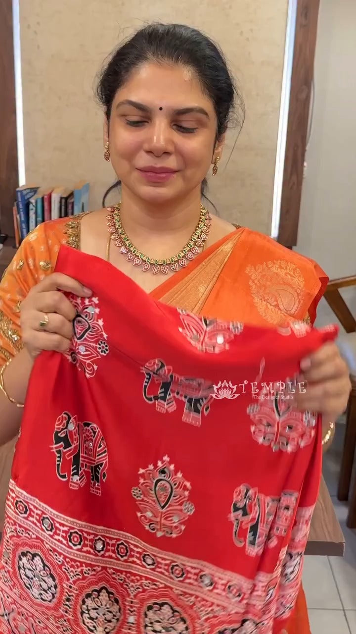 Saree Code - TTDS3578

Saree Name - Semi Modal Silk Saree

Blouse -...