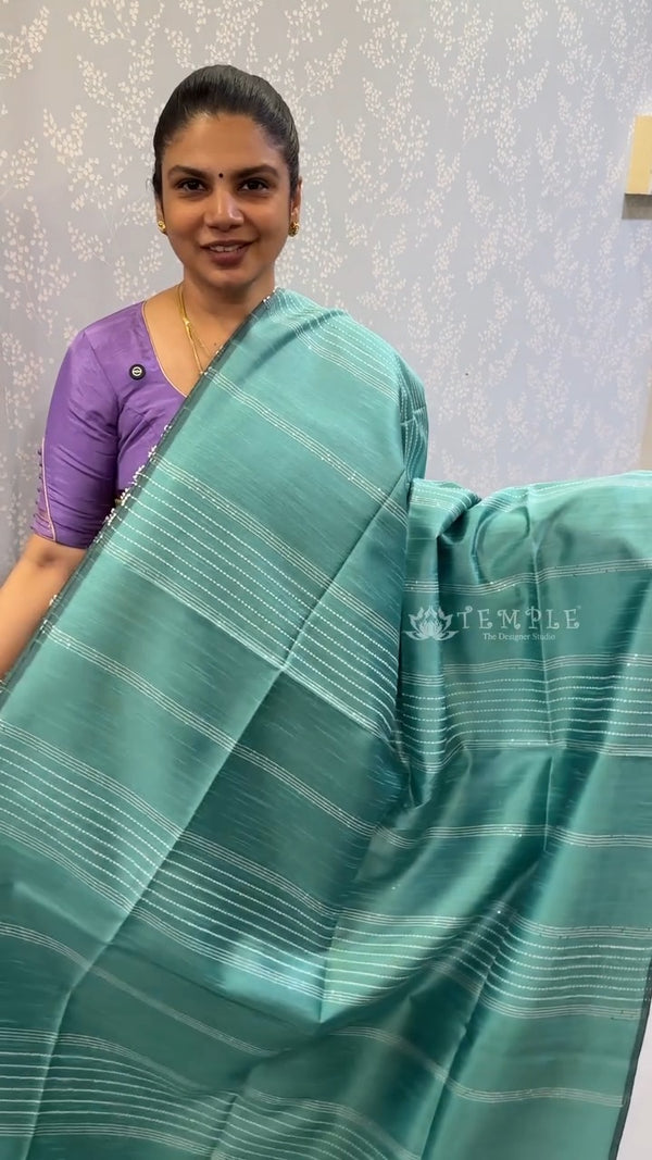 Saree Code - TTDS2100

Saree Name - Raw Silk Saree with sequins Wor...