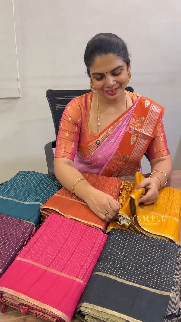 Saree Code - TTDS2896

Saree Name - Handloom Matka Silk Saree

Blou...