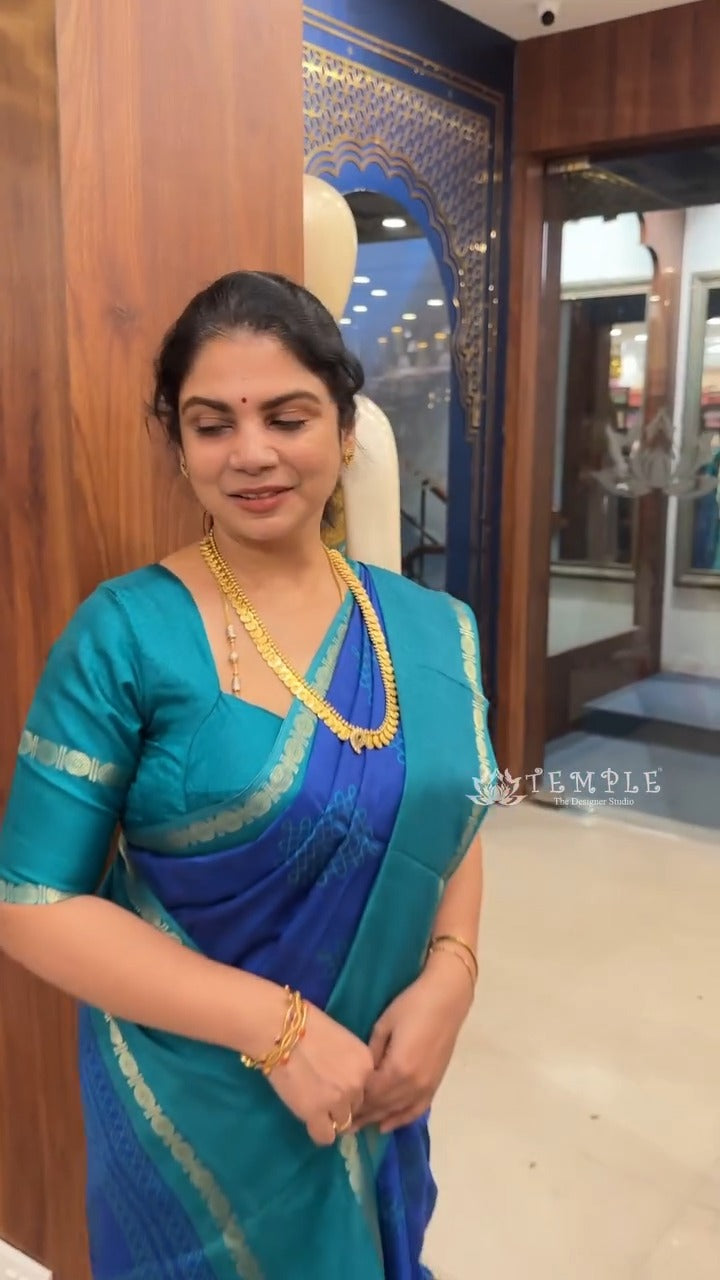 Saree Code - TTDS3571

Saree Name - Kolam Printed Art Silk Saree

B...