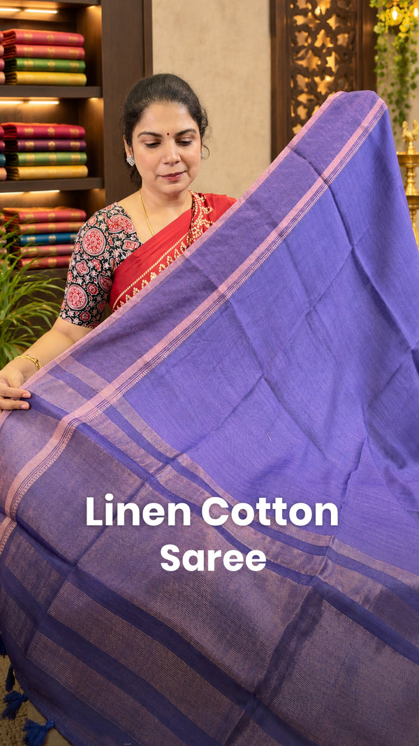 Saree Code - TTDS3712

Saree Name - Linen Cotton Saree 

Price - Rs...