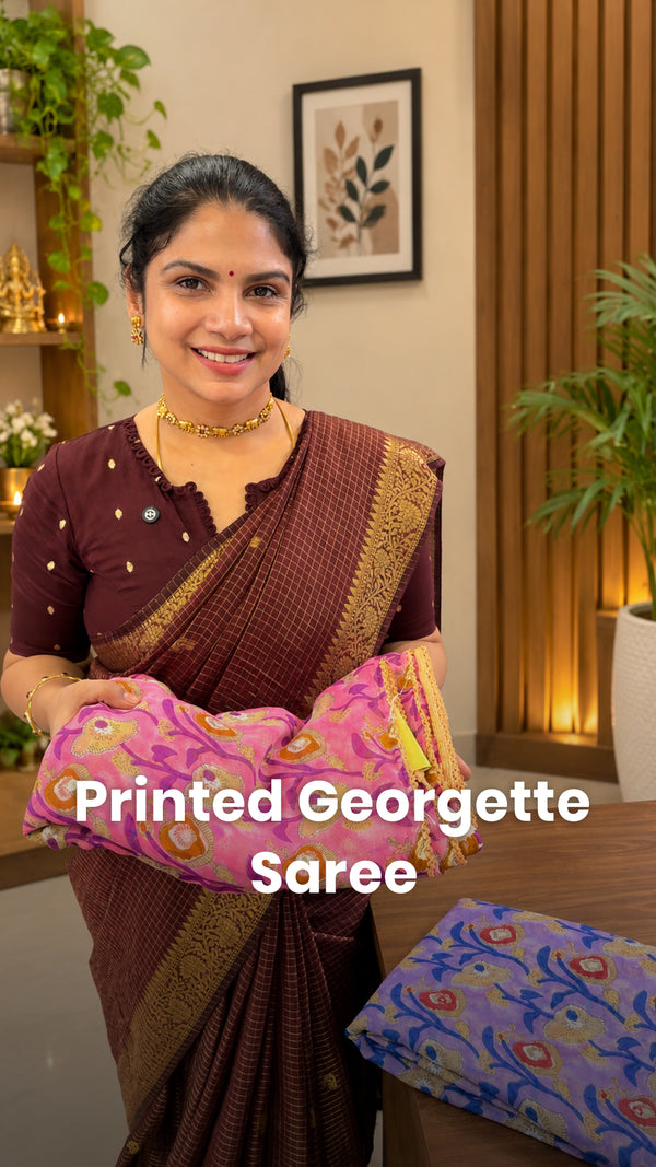 Saree Code - TTDS3579

Saree Name - Printed Georgette Saree

Price ...