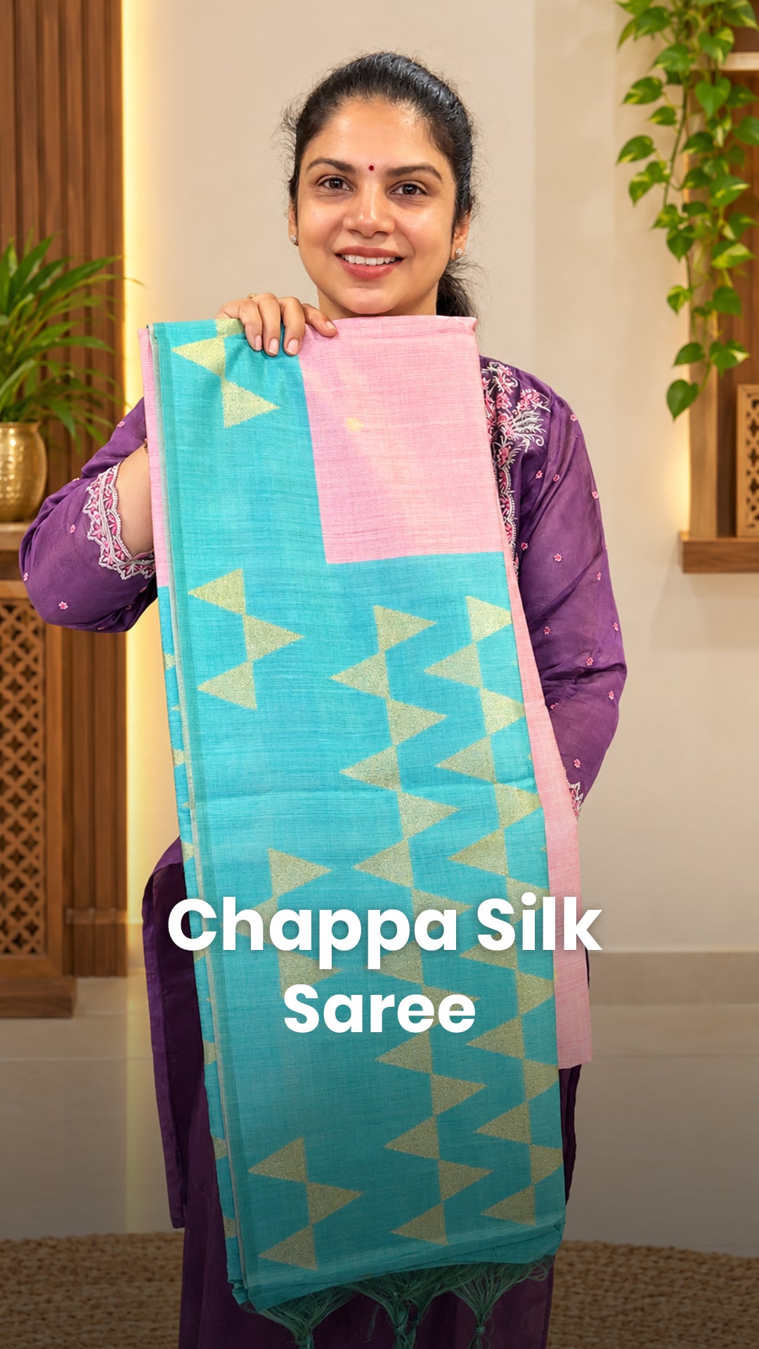 Saree Code - TTDS3528

Saree Name - Chappa Silk Saree

Price - Rs.1...