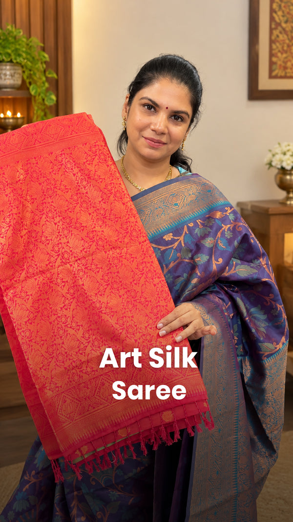 Saree Code - TTDS3742

Saree Name - Art Silk Saree

Price - Rs.1150...