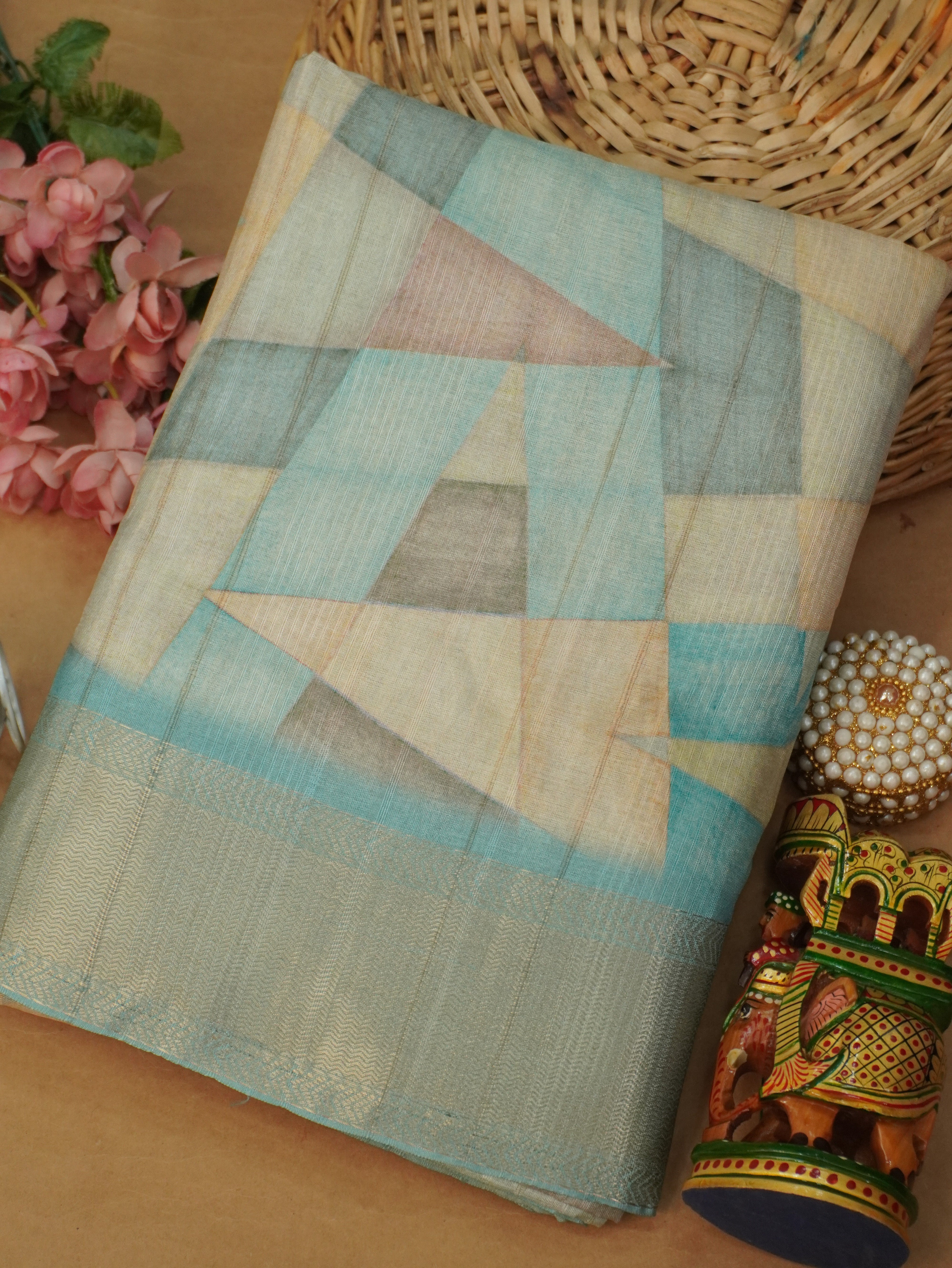 Tussar Silk Saree | TTDS3213