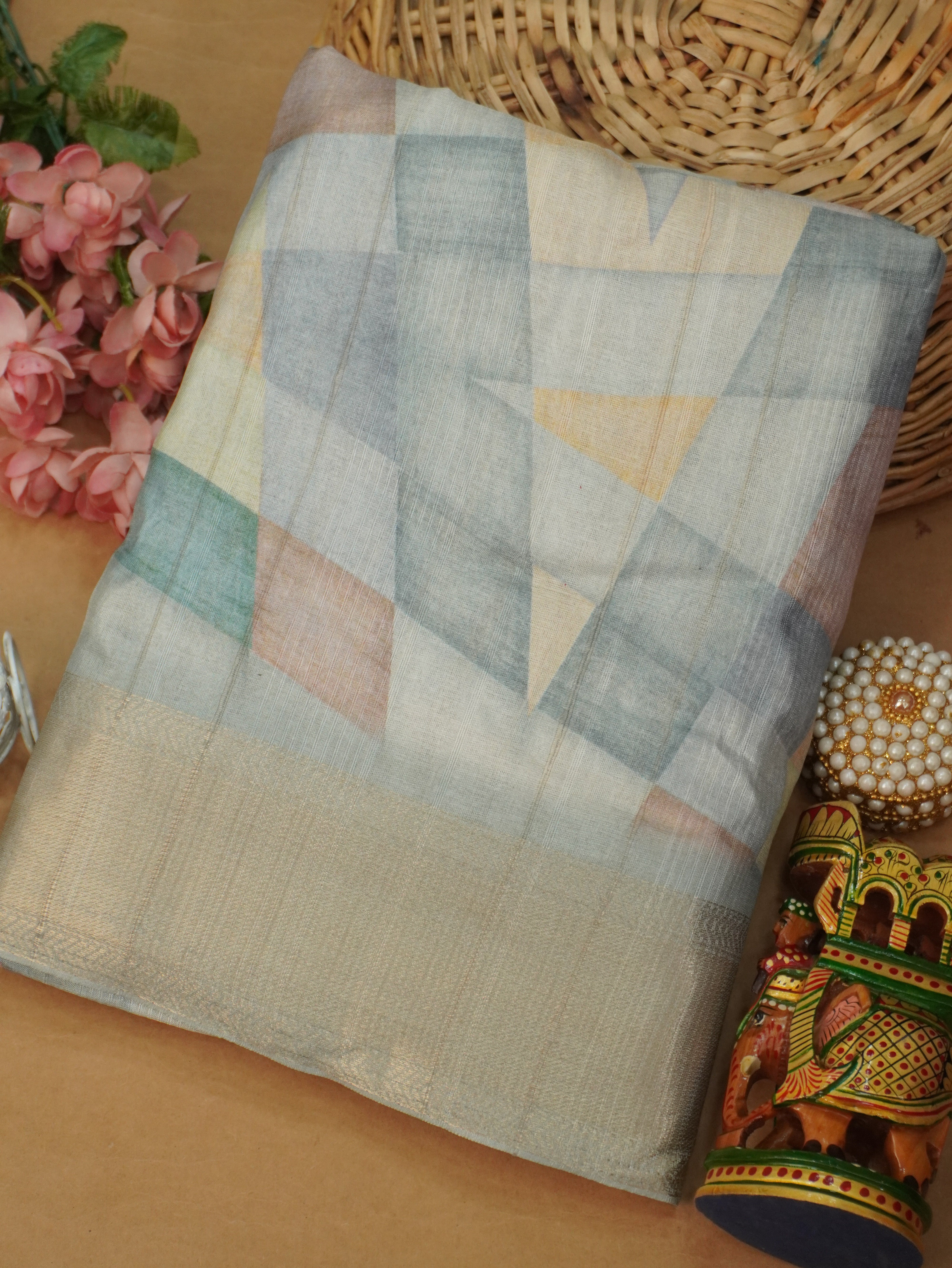 Tussar Silk Saree | TTDS3213