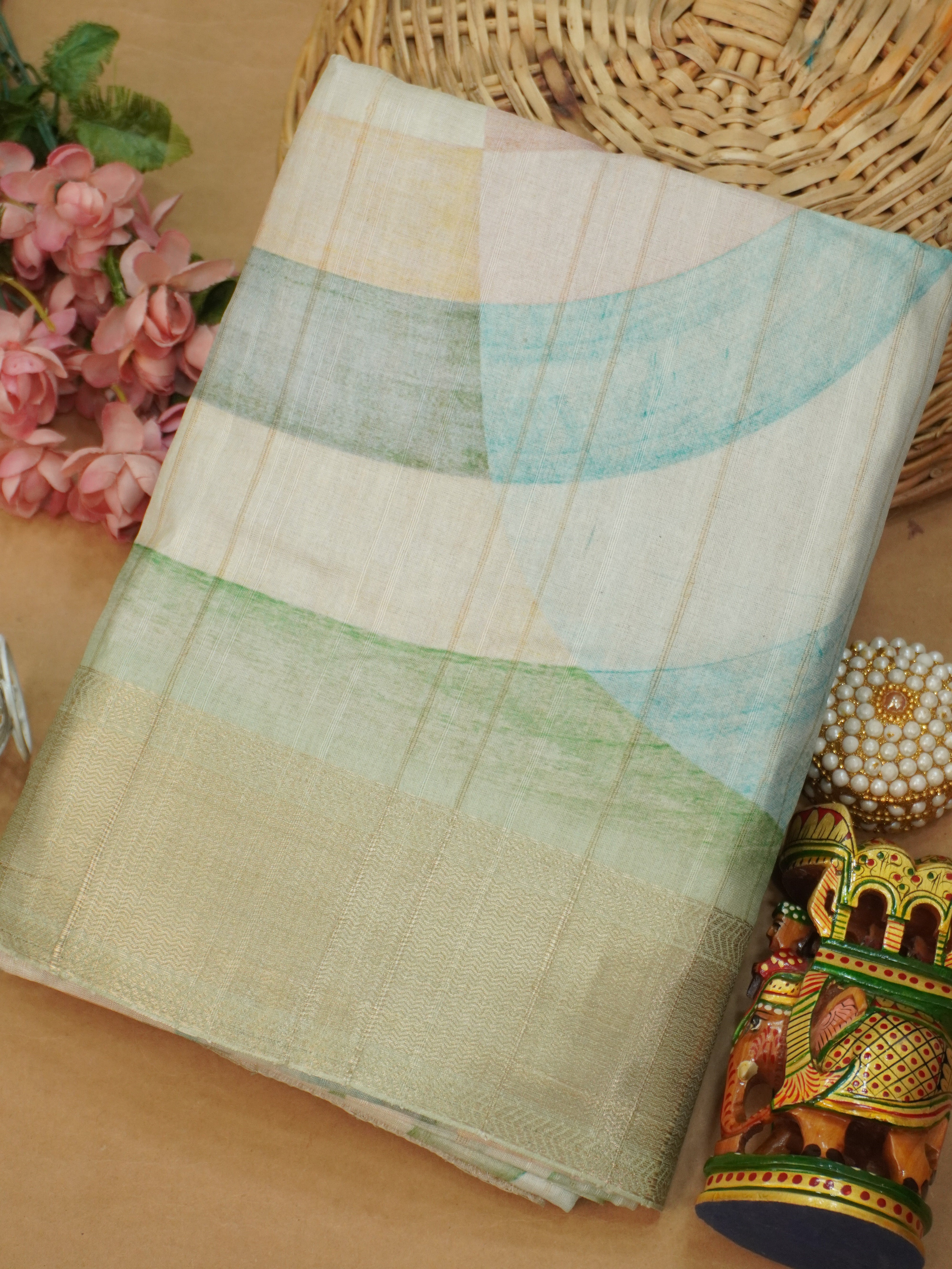 Tussar Silk Saree | TTDS3212