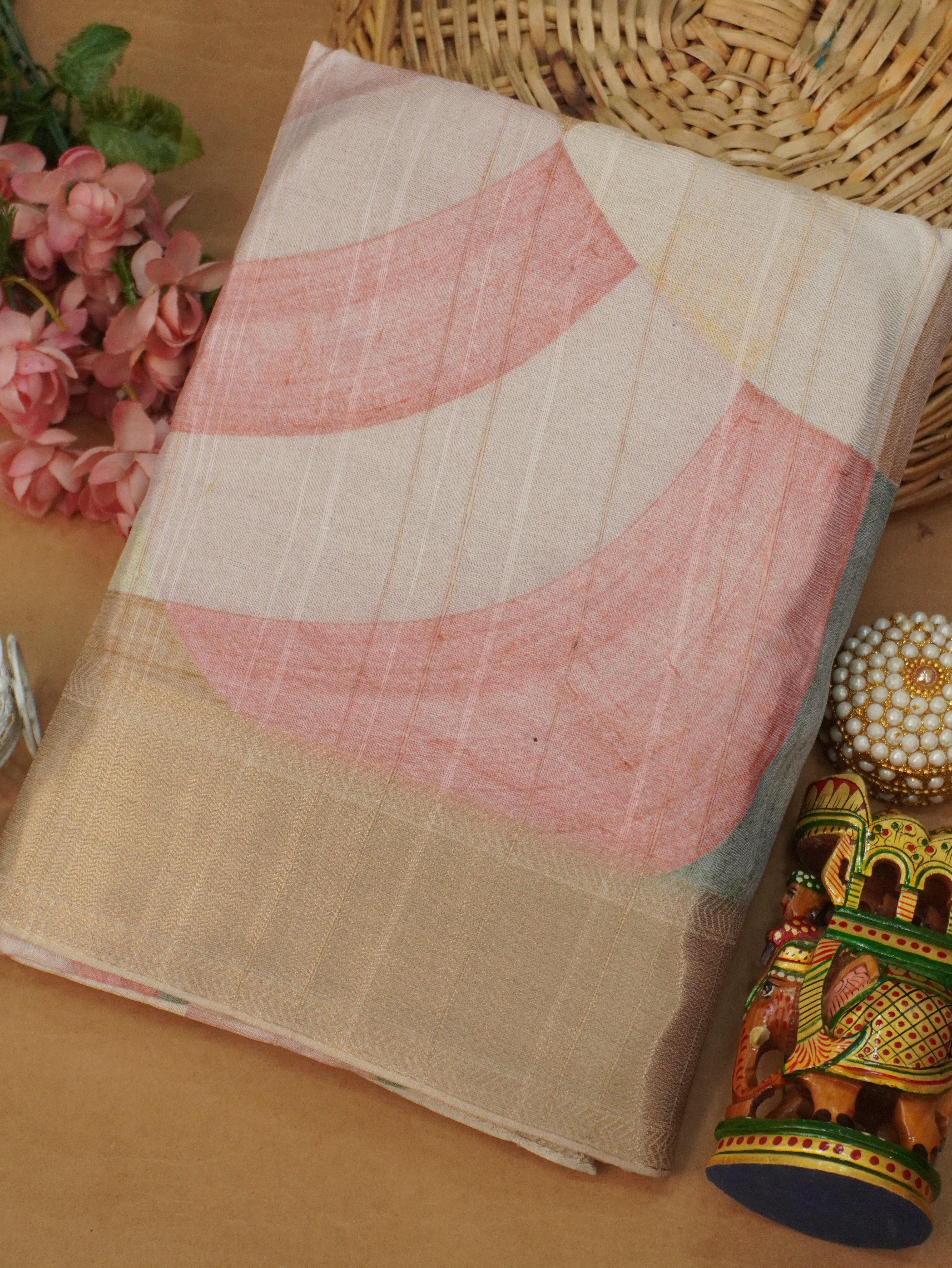 Tussar Silk Saree | TTDS3212