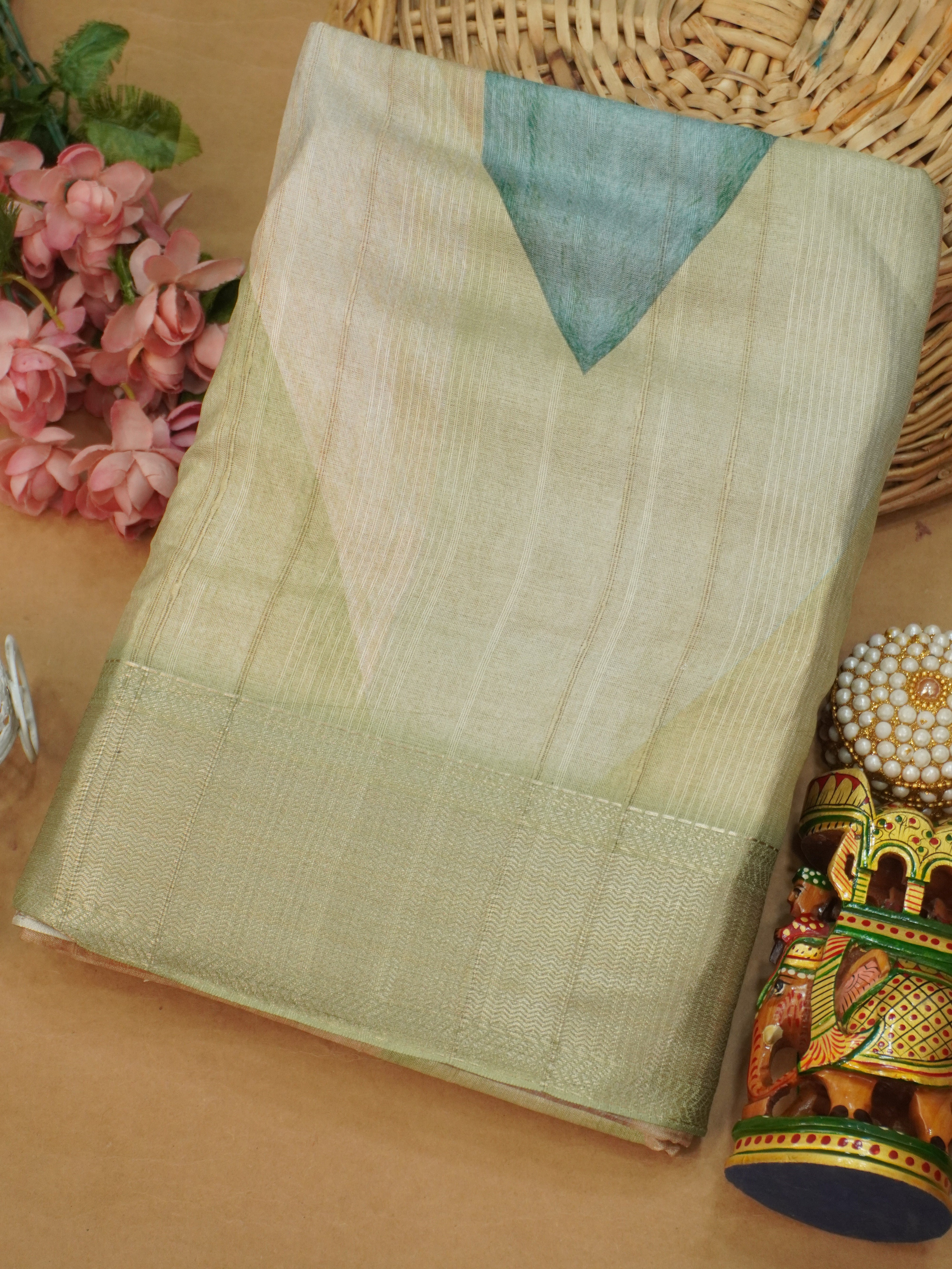 Tussar Silk Saree | TTDS3216
