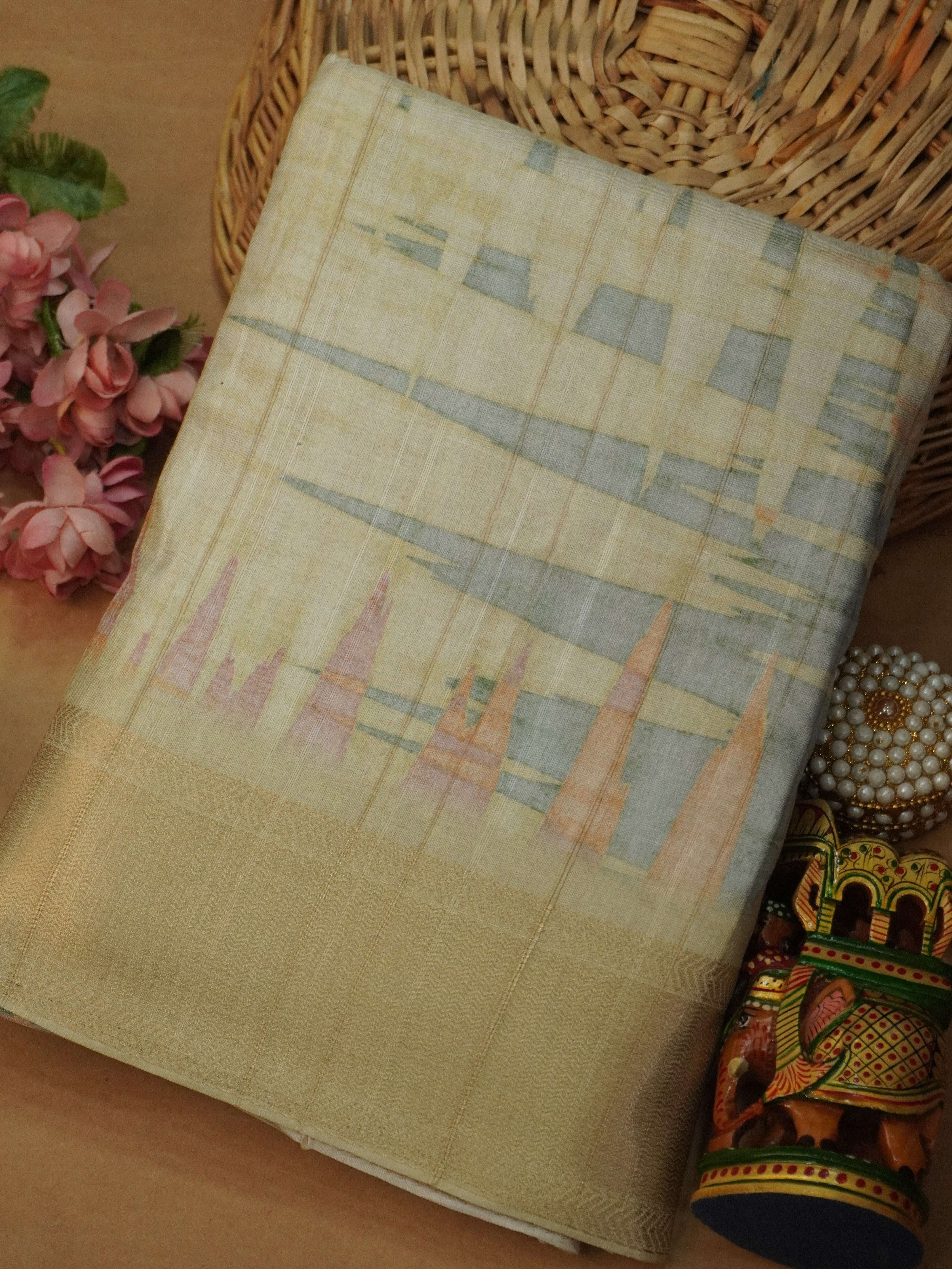Tussar Silk Saree | TTDS3219