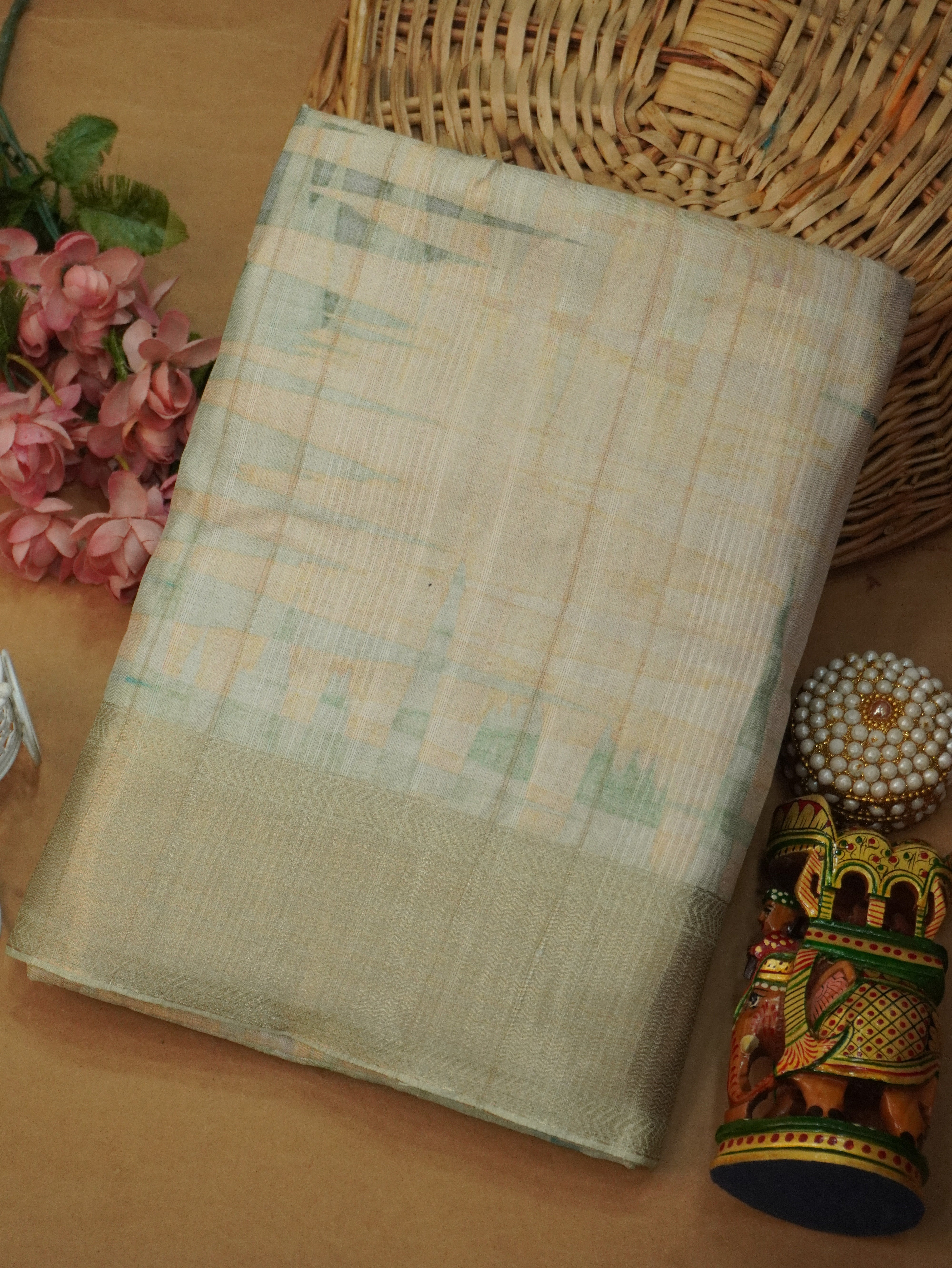 Tussar Silk Saree | TTDS3219