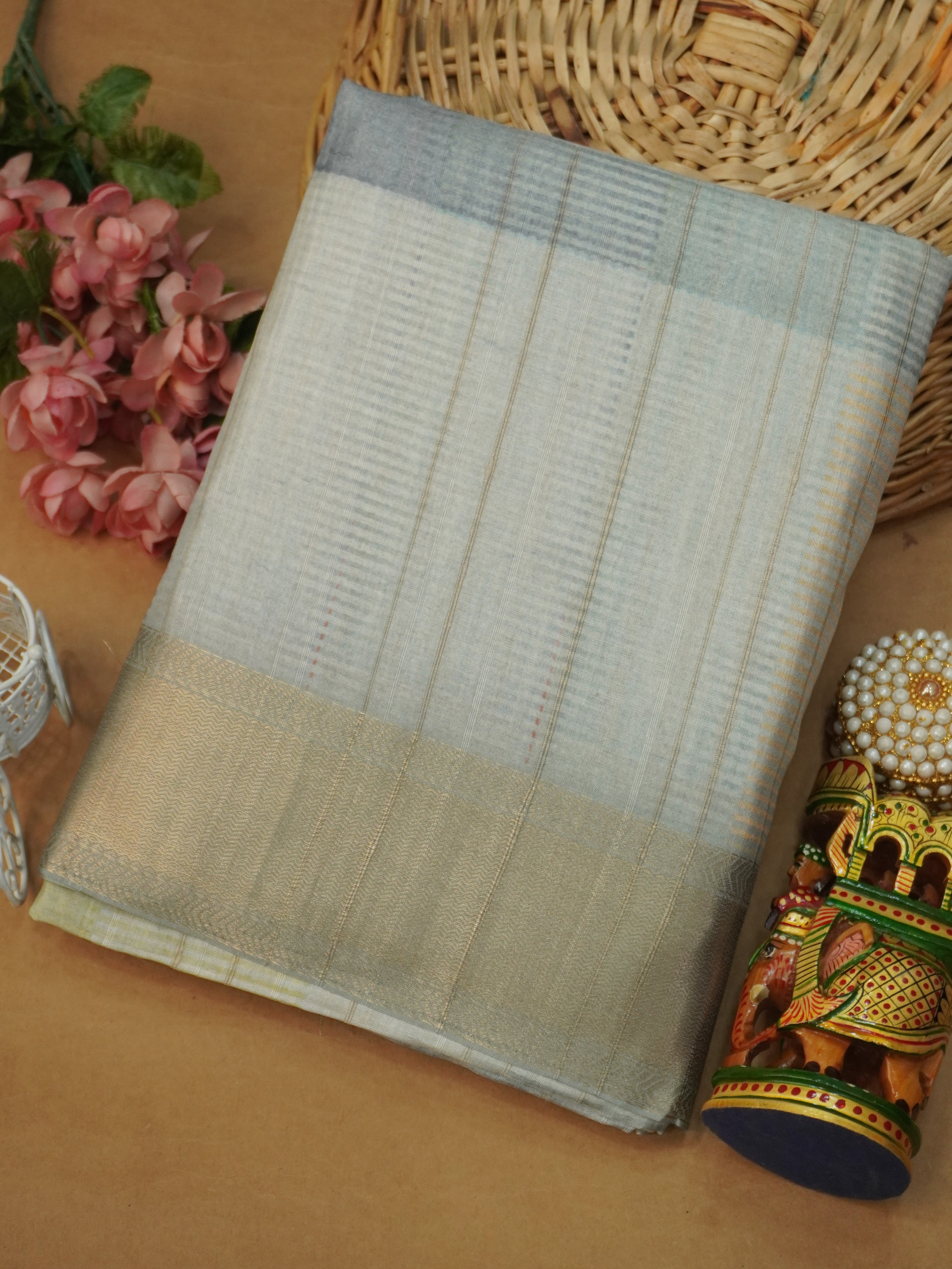 Tussar Silk Saree | TTDS3211