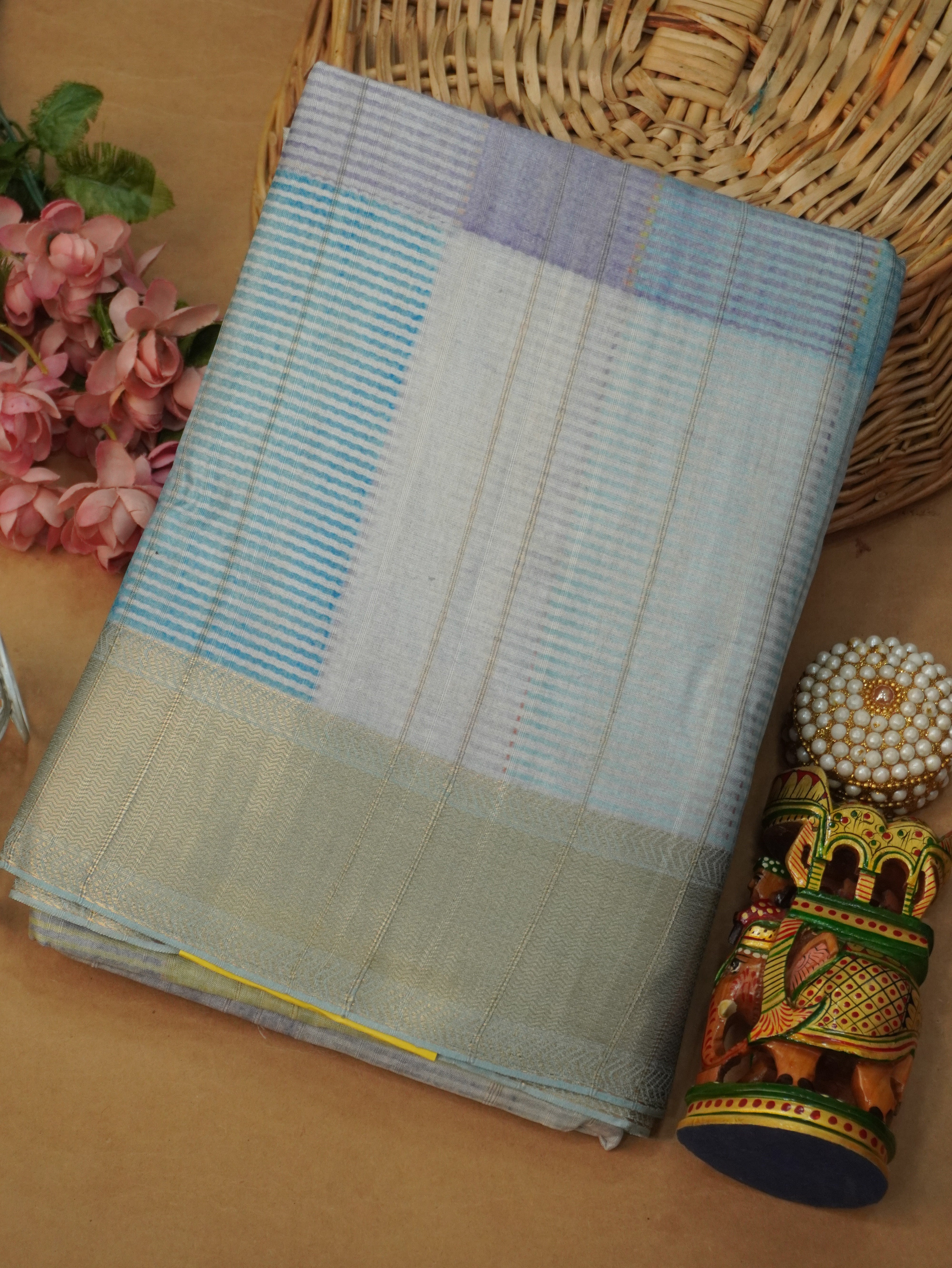Tussar Silk Saree | TTDS3211
