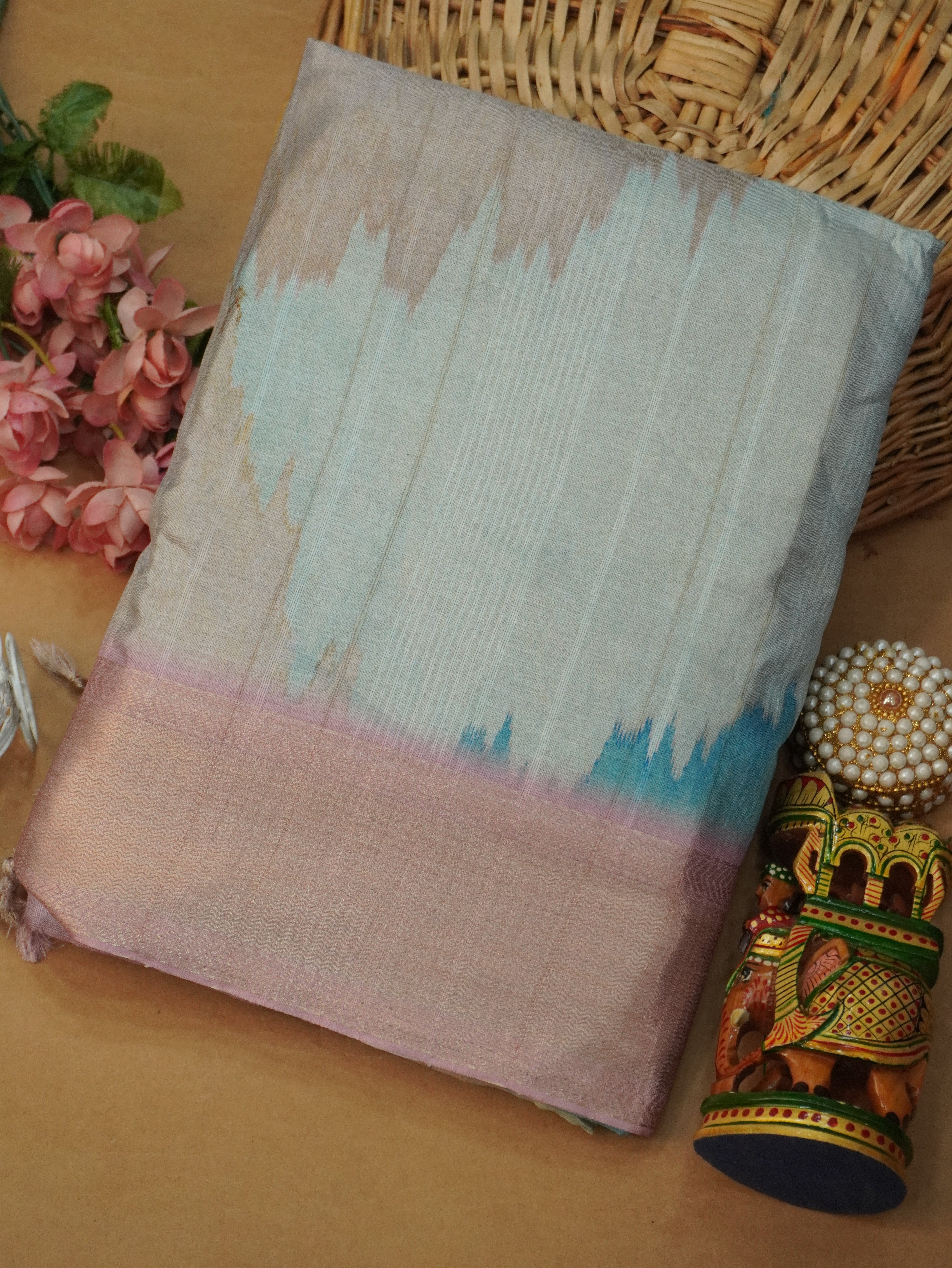 Raw Silk Saree | TTDS3218