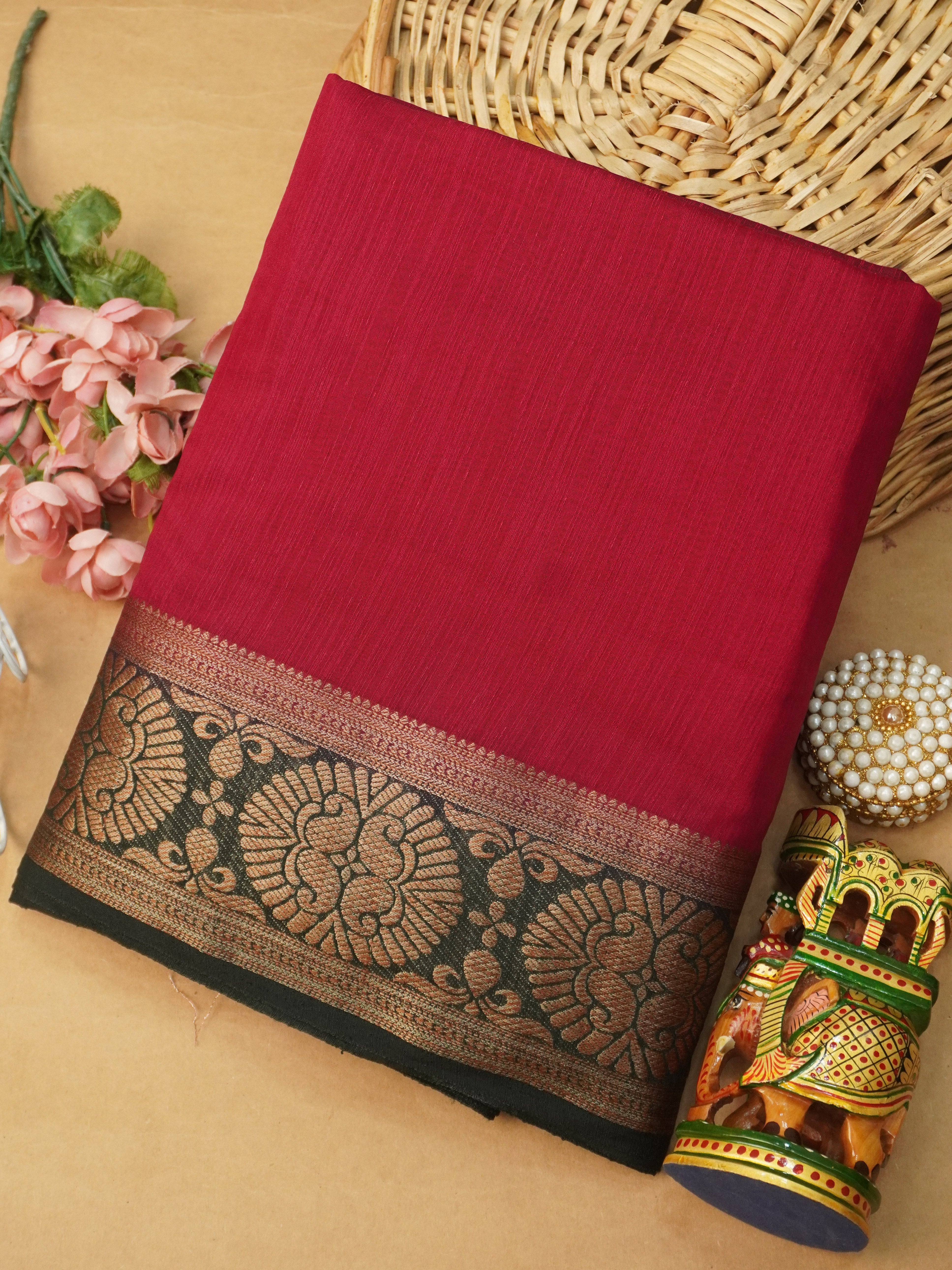 Jute Silk Saree | TTDS3207