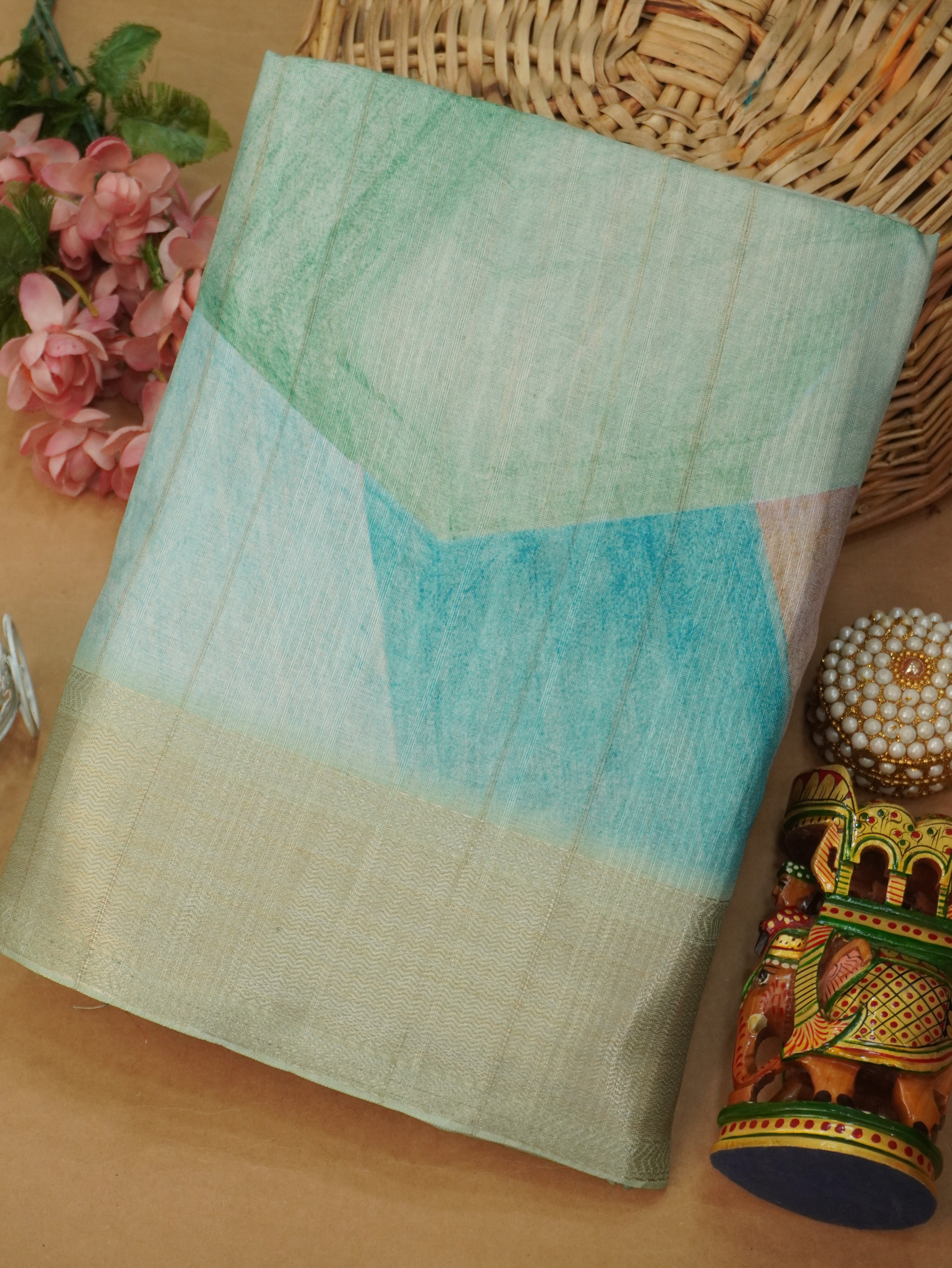 Tussar Silk Saree | TTDS3215
