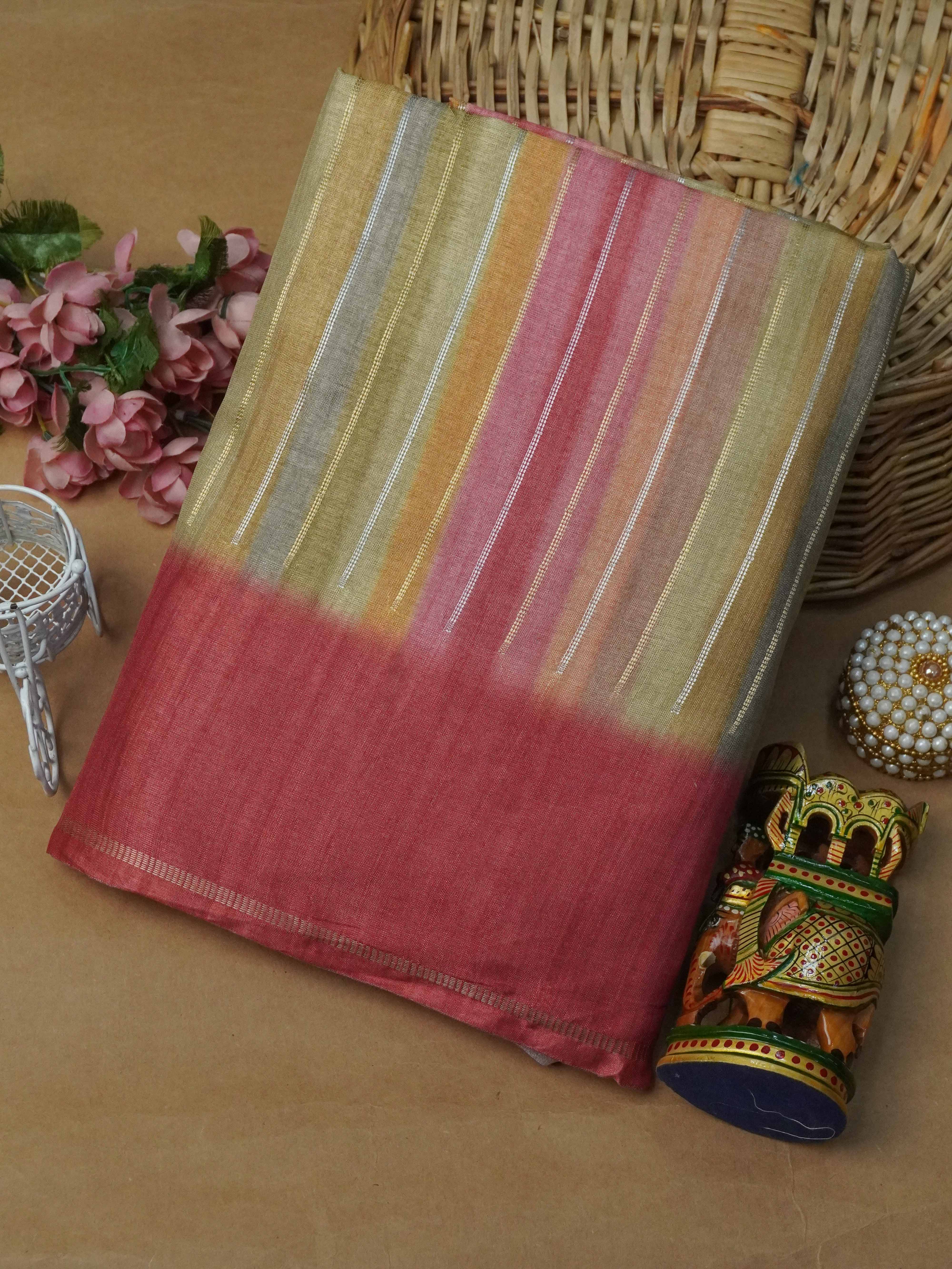 Handloom Matka Silk Saree | TTDS3230