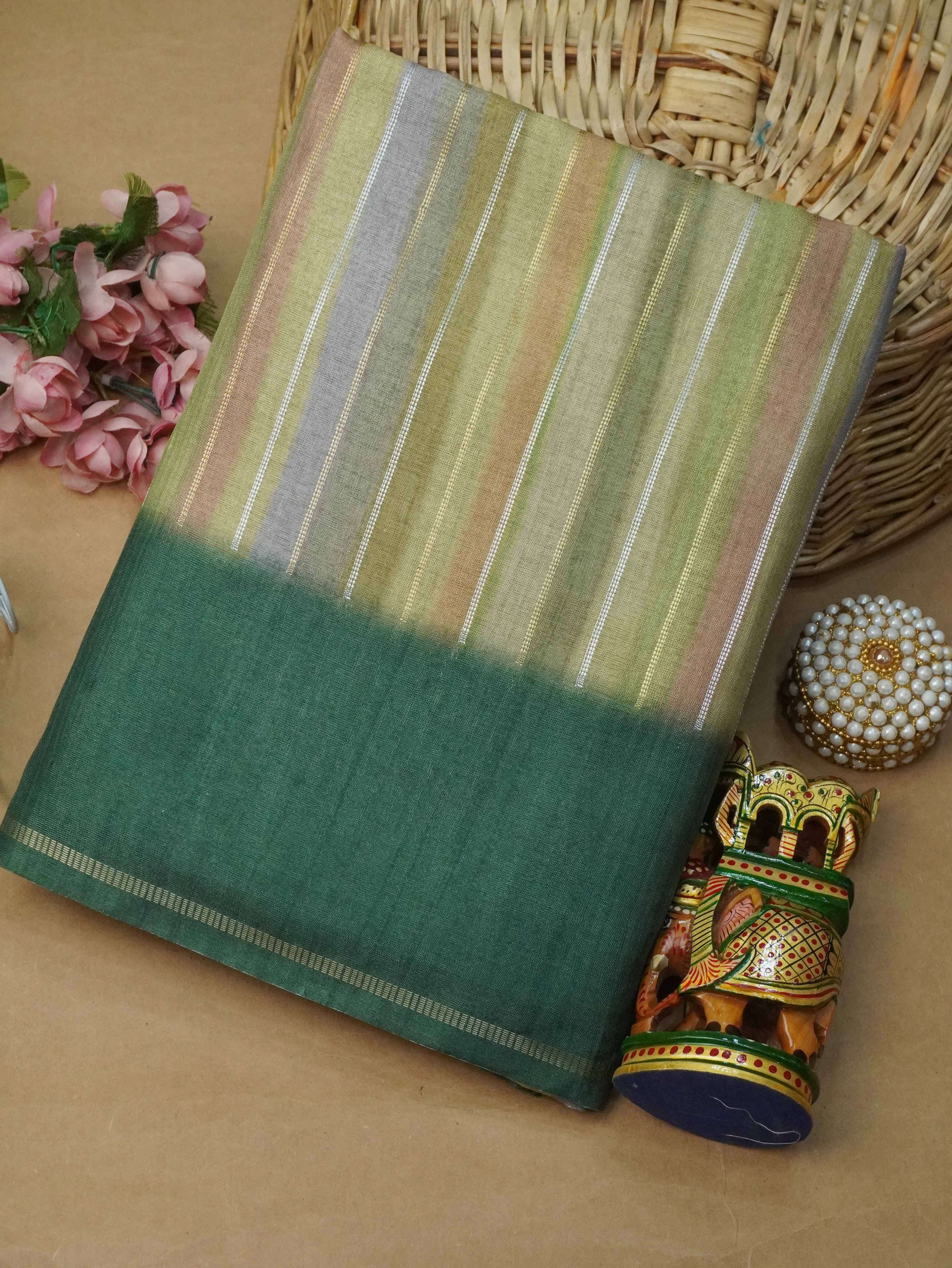 Handloom Matka Silk Saree | TTDS3230